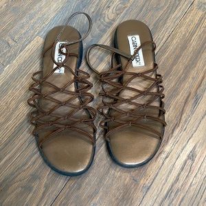 Size 9 straps sandal.